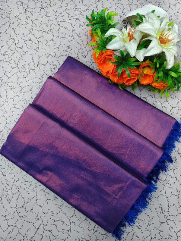 TISSUE SILK SAREE Premium Tissue Silk  – amp&Smooth Finish