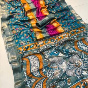 AJRAKH CLASIC JAACUARD SAREE
