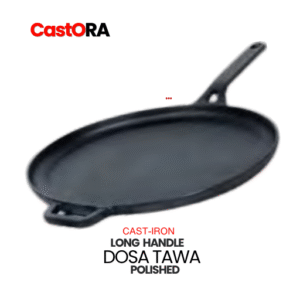 CASTORA Cast Iron Tawa 10 Inch