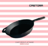 CASTRON Cast Iron Flat Base Kadai 11 Inch | 3.45 Kg