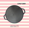CASTORA Cast Iron Double Handle Tawa 12 Inch | 2.3 Kg