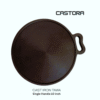 CASTORA Super Smooth Cast Iron Tawa  10 Inch | 1.95 Kg  | Pre‑seasoned | Naturally Nonstick |100% Pure Toxin‑Free | Gas & Induction Compatible