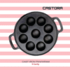 CASTORA Cast Iron Paniyaram Pan | 9 Cavity | 1.4 Kg