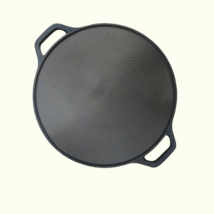 CASTORA Cast Iron Double Handle Tawa 12 Inch | 2.3 Kg