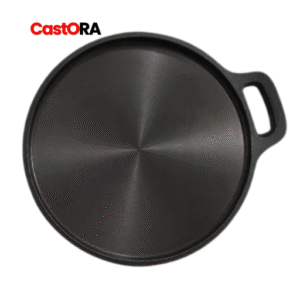 Castora Cast Iron Dosa Tawa 10 Inch Polished | Durable Non-Stick Cooking Pan | MoQ 8