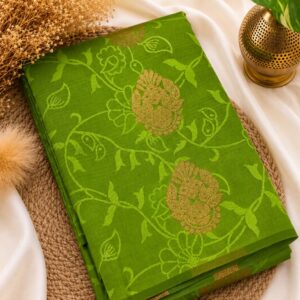 Soft Silk Saree | Parrot Green | Hot Offer ₹399 | Elegant Festive Wear | Soft & Graceful Finish